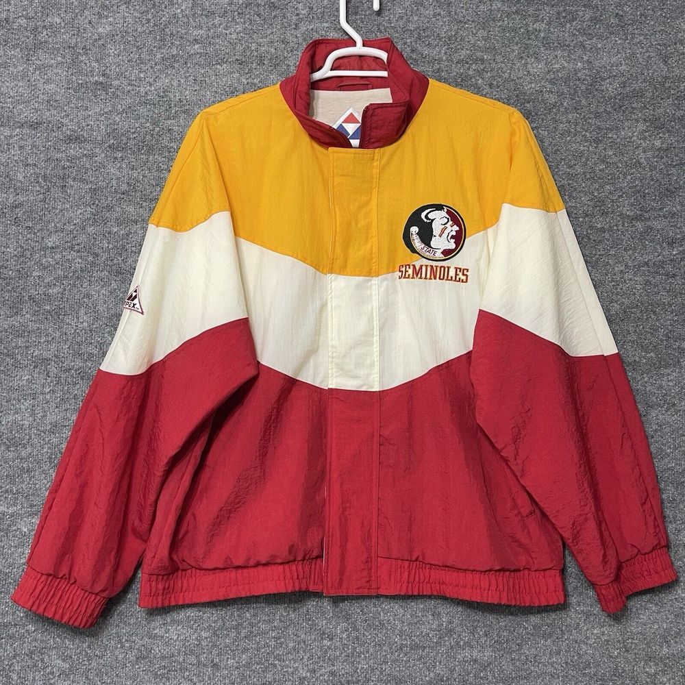 Seminoles Colorblock Varsity Jacket FSU Florida State Seminoles Windbreaker